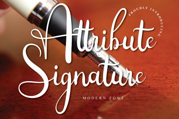 Attribute Signature Font Review for Designers