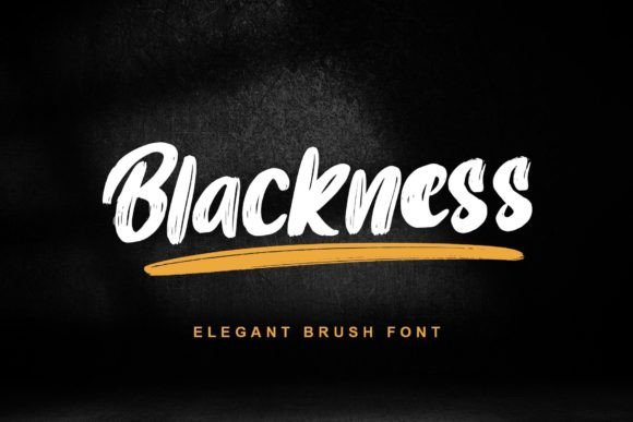Blackness Font: A Bold Handwritten Typeface for Branding