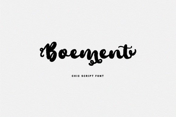 Boement: The Chic Handwritten Font for Crafters