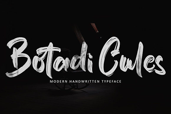 Botadi Cules: The Brushed Script Font for Marketers
