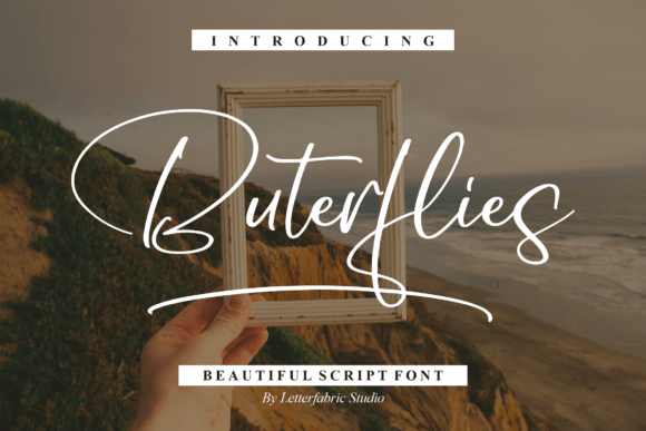 Buterflies: A Slim Handwritten Font for Modern Campaigns