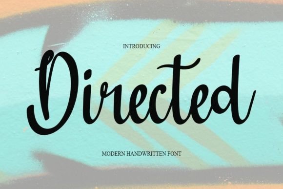 Directed: A Friendly Handwritten Font for Modern Campaigns