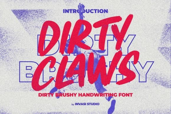 Dirty Claws: The Aggressive Brush Font for Bold Designs