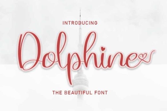 Dolphine Script Font for Elegant Handmade Designs