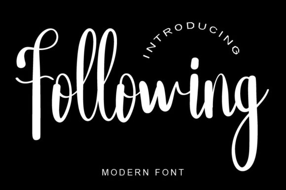 Following Font Review: A Fresh Script for Modern Brands
