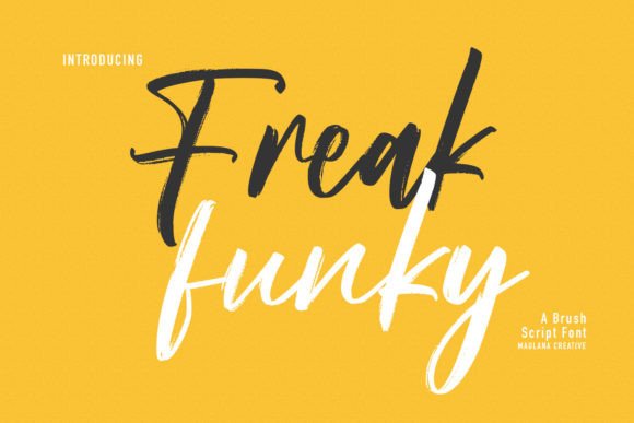Freak Funky Font Review: A Bold Script for Designers