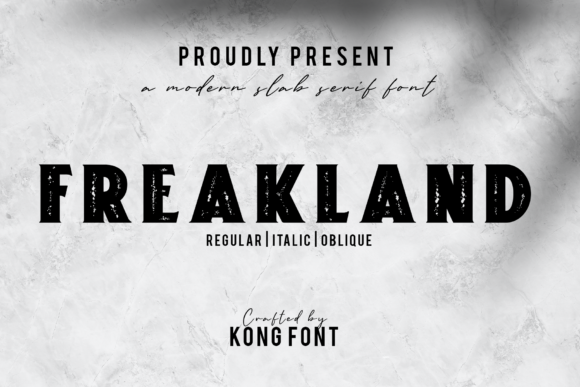Freakland Font for Bold Campaign Headlines