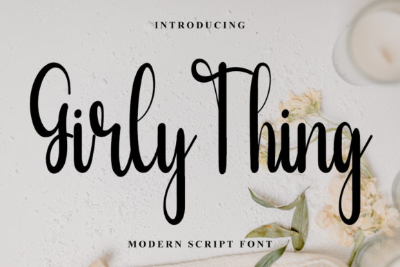 Girly Things: The Perfect Script Handwritten Font for Makers