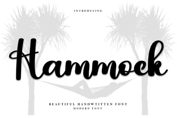 Hammock: A Delicate Handwritten Font for Editorial Design