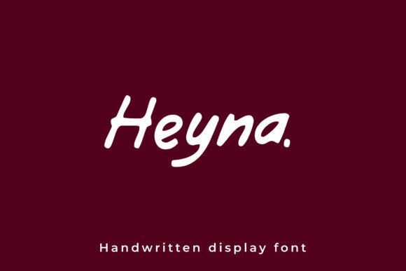 Heyna Font: Modern Script for Branding