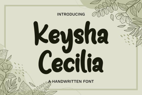 Keysha Cecilia Font for Small Business Branding