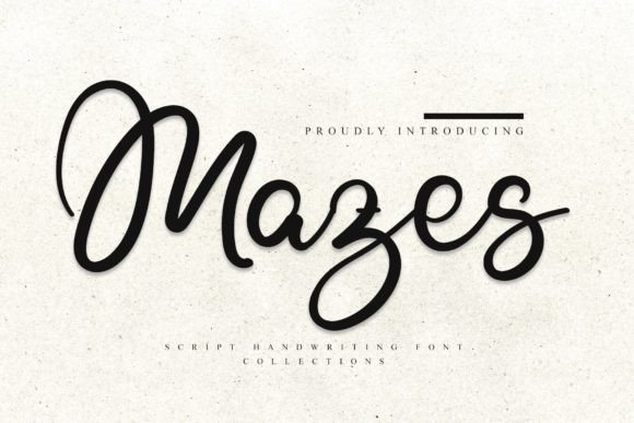 Mazes: The Sweet Handwritten Font for Brands