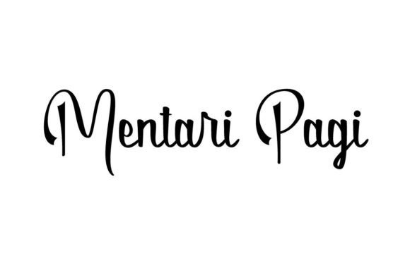 Mentari Pagi: A Handwritten Typeface for Makers