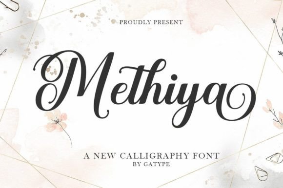Methiya: A Modern Script Font for Digital Design