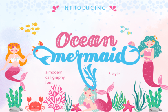 Ocean Mermaid: A Friendly Script Handwritten Font for Branding