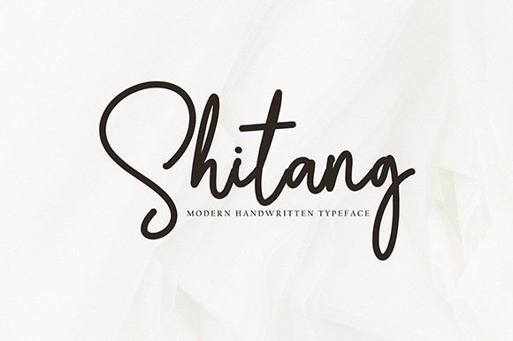 Shitang: A Flowing Script Font for Elegant Editorial Design