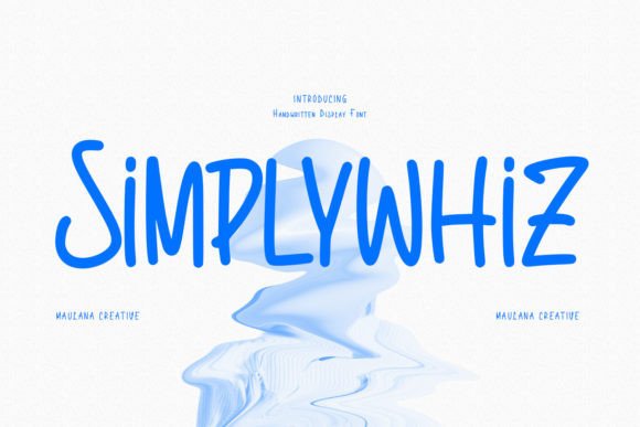 Simplywhiz Font: Elevate Editorial Design with Handwritten Charm