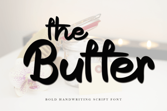 The Butter Font for Elegant Handmade Branding