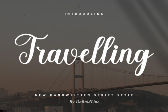 Travellig: A Stylish Script Font for Modern Campaigns