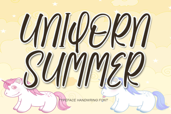 Uniqorn Summer: A Handwritten Typeface for Modern Campaigns