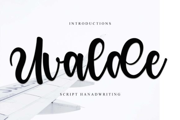 Uvalde: A Bold Handwritten Font for Elegant Branding